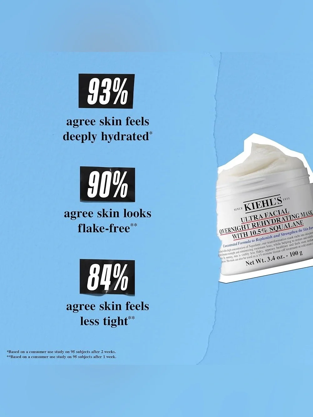 NEW Sephora Kiehl’s Ultra Facial Overnight Rehydrating Cream 10.5% Squalane acne